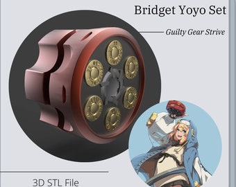 Bridget Yoyo Functional Set prop for cosplayfrom Guilty Gear Strive *3D STL DIGITAL FIle ONLY*