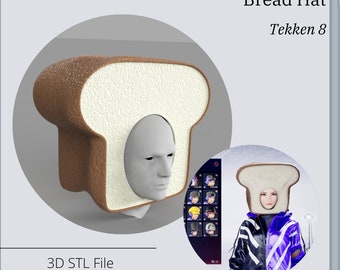 Bread Hat from Tekken 8 *3D STL DIGITAL FIle ONLY*