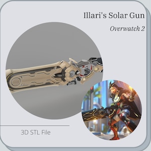 Illari&#39;s Solar prop from Overwatch 2 *3D STL DIGITAL FIle ONLY*