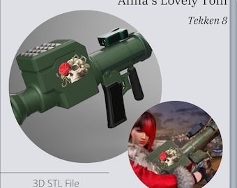 Anna&#39;s Lovely Tom prop from Tekken 8 *3D STL DIGITAL FIle ONLY*