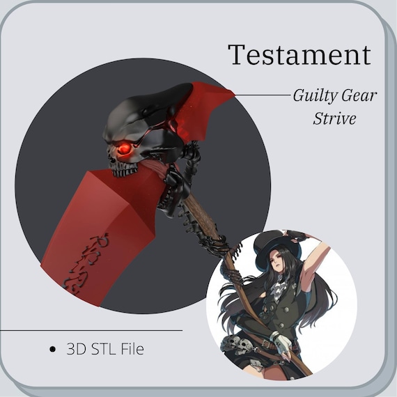 Testament Scythe From Guilty Gear Strive 3D STL DIGITAL File Etsy UK
