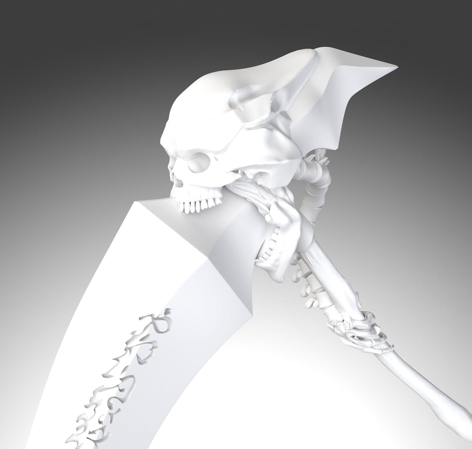 Testament Scythe From Guilty Gear Strive Prop Cosplay 3D STL Etsy UK