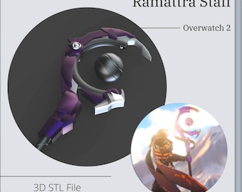 Ramattra Staff from Overwatch 2 *3D STL DIGITAL FIle ONLY*