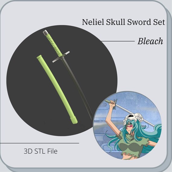Anime Bleach Neliel Sword 3D STL DIGITAL FIle ONLY Etsy España