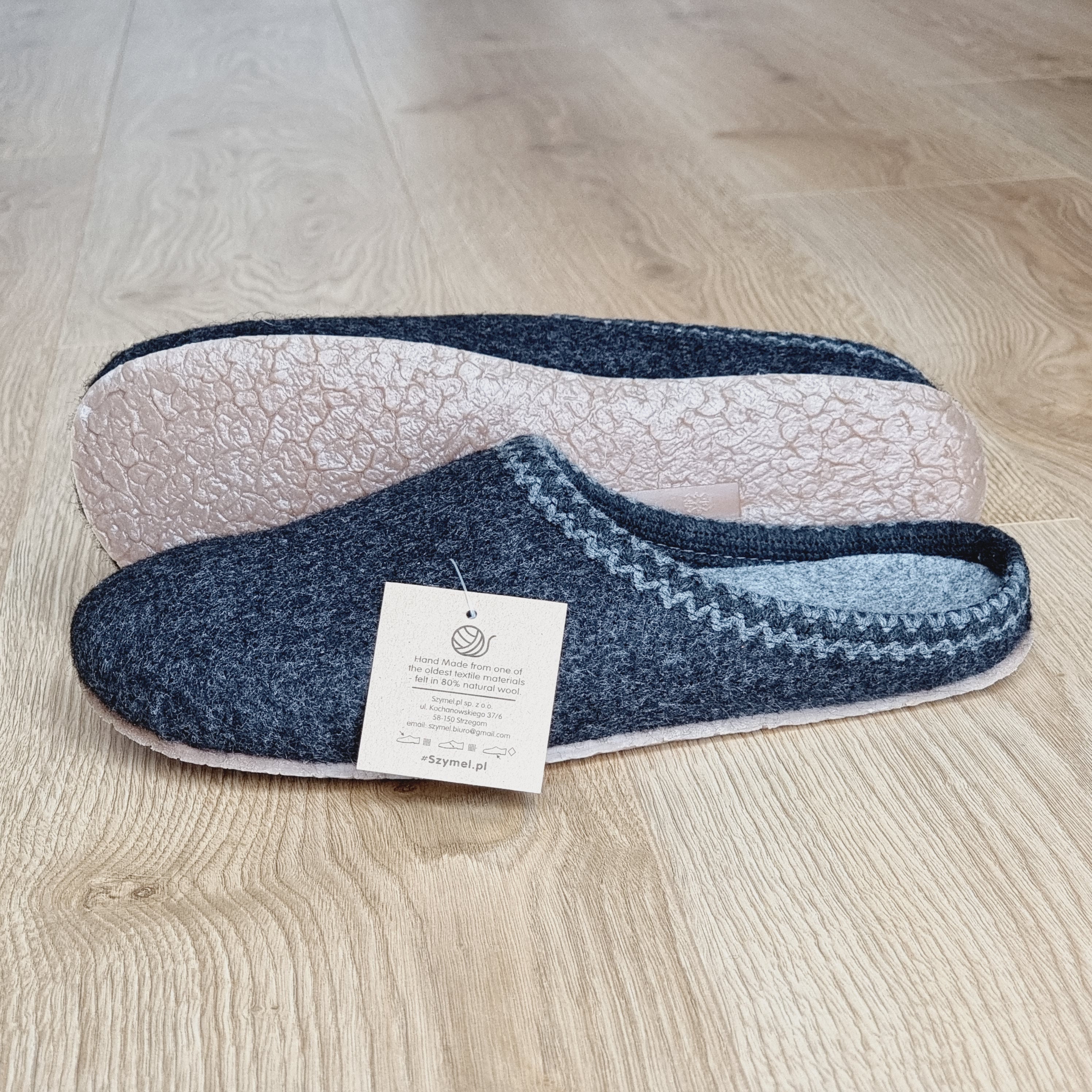 Mens Felt Slippers Made in Usa Etsy