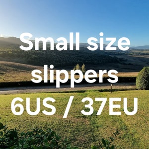 Small size slippers 6US/ 37EU, Breathable Ladies Slippers, Comfy arch support slippers, Wool Felt Mules, Warm slippers, Handcrafted Slippers