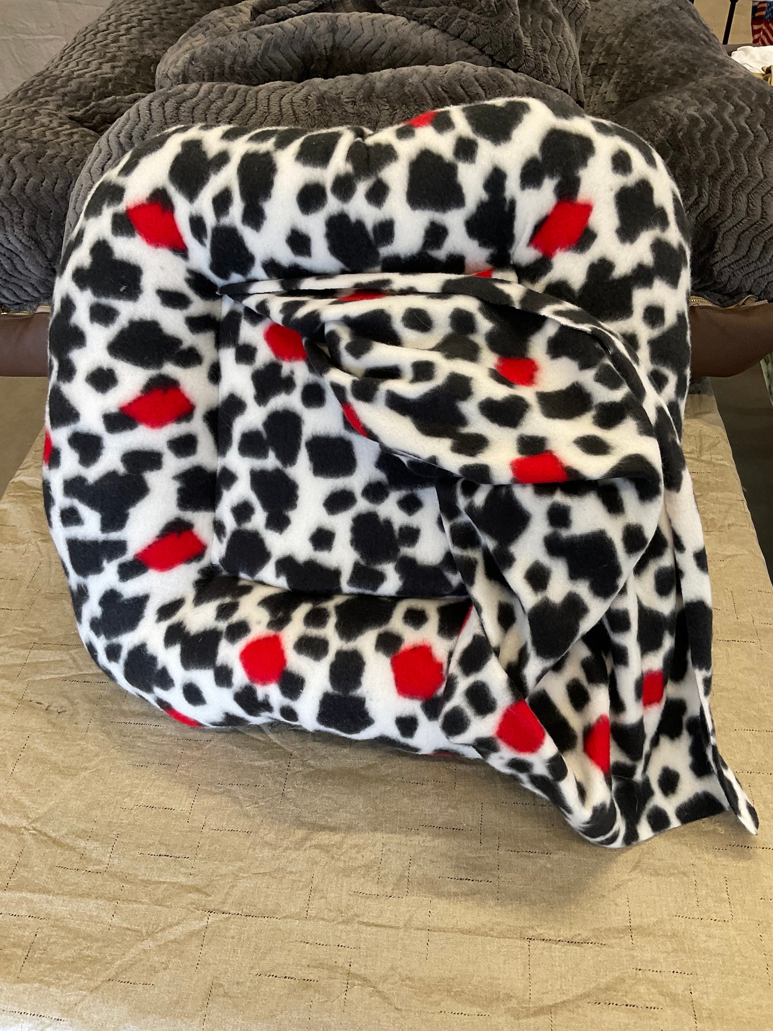 Small Dalmatian. Pet Bed Etsy