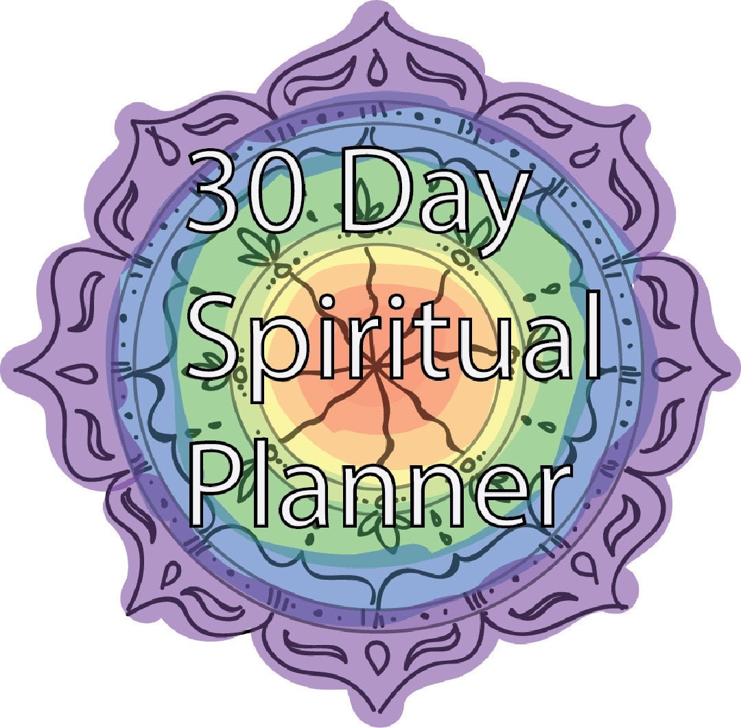 30 Day Spiritual Planner | Etsy