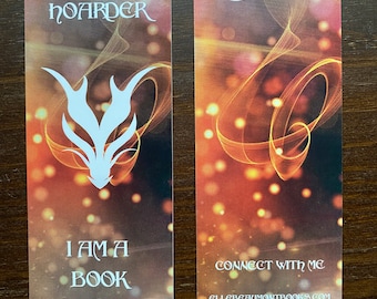 I'm Not A Book Hoarder, I Am A Book Dragon Bookmark | Elle Beaumont | Readers | Bookish