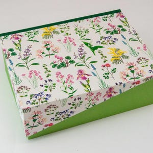 Decorative storage box with lid, in different sizes, customizable PLANTS