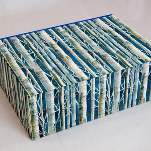 caja con tapa con bisagras; personalizable; ABEDUL