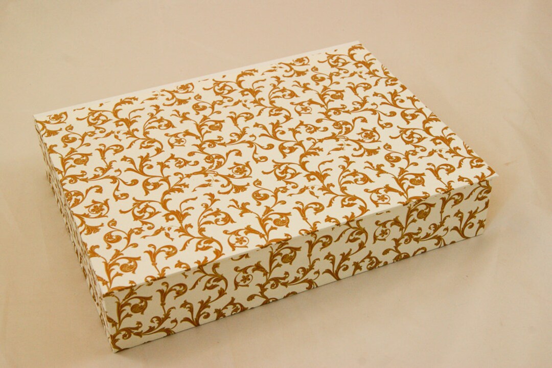 Personalized Storage Box With Hinged Lid in Many Sizes Flo Etsy