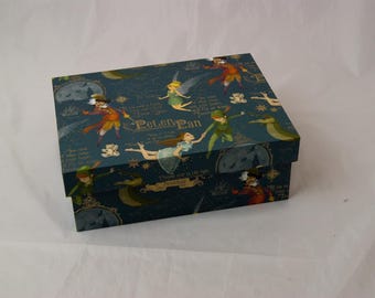 Boîte Vintage En Papier Mâché Avec Motif Oiseaux - Déco Rétro Et Charmante