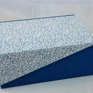Decoratieve opbergdoos met deksel, in verschillende maten, personaliseerbaar RANKEN BLAUW
