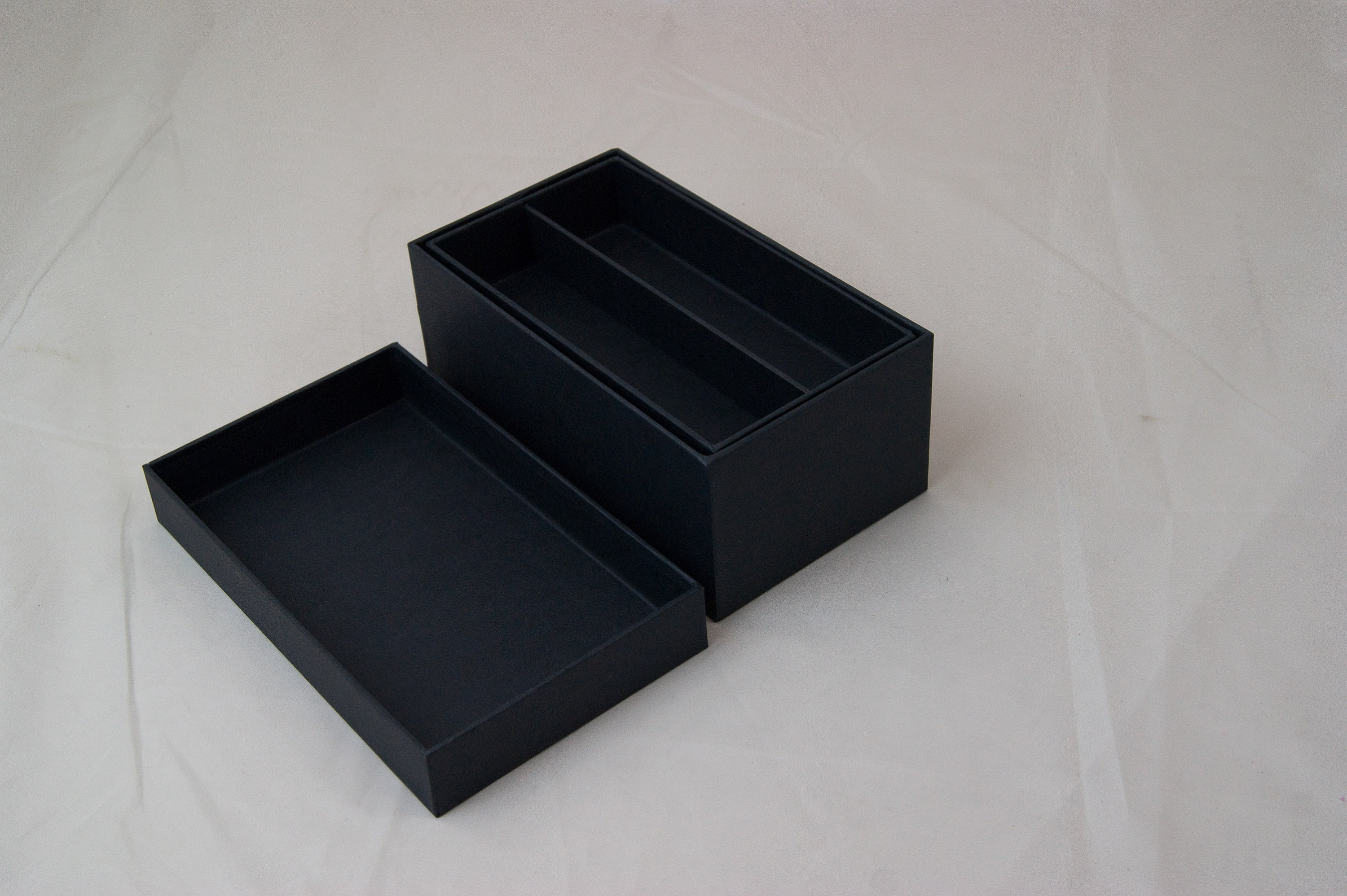 2 Pieces Jewel Case Storage Box with Lids Home Decor Supplies Women Gift 