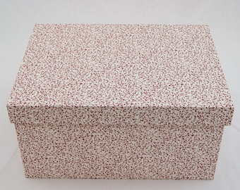Boxes with slip lids in many sizes Storage box with lid RANKEN WINE RED