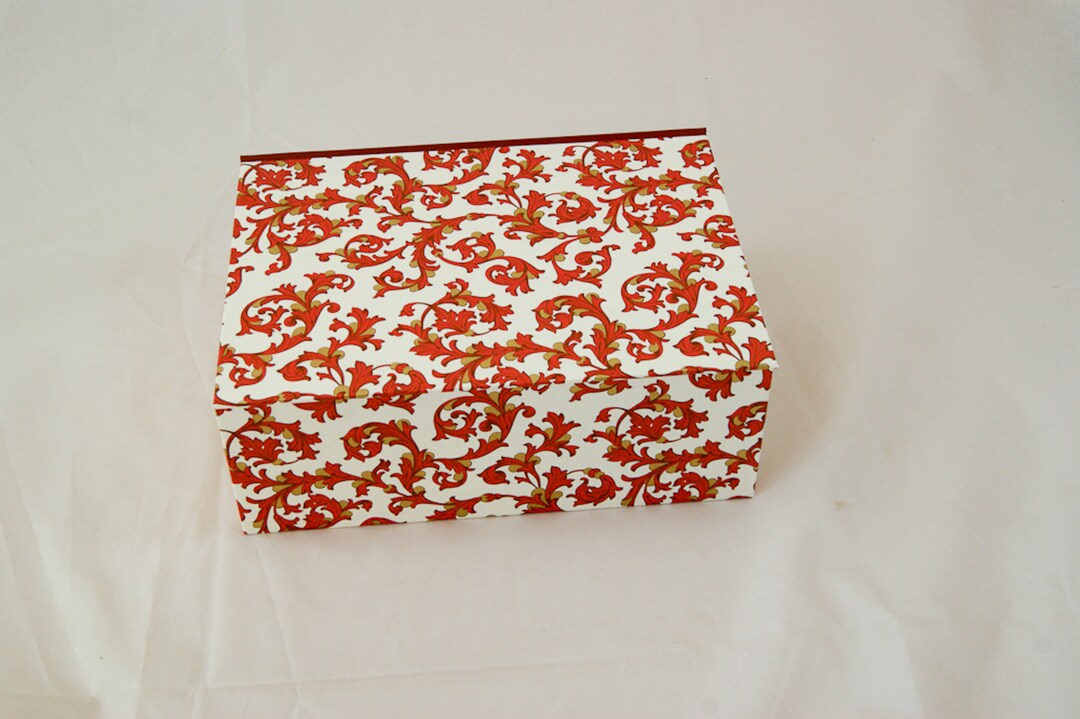 Personalized Storage Box With Hinged Lid in Many Sizes Flo Etsy