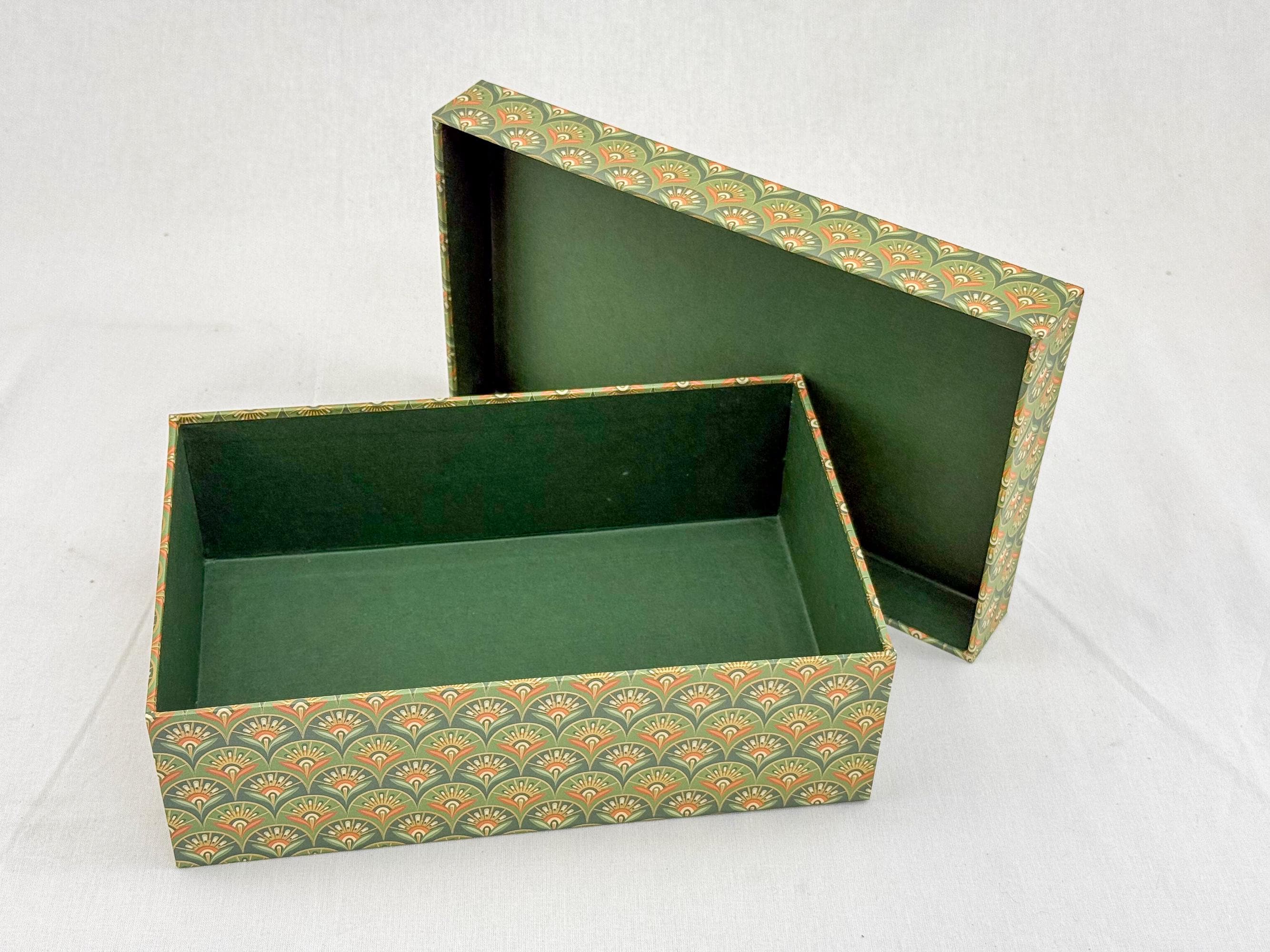 Boxes With Slip Lids in Many Sizes Storage Box With Lid ART DECO - Etsy