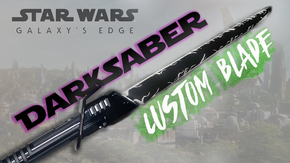 Darksaber Custom Blade Vinyl Etsy
