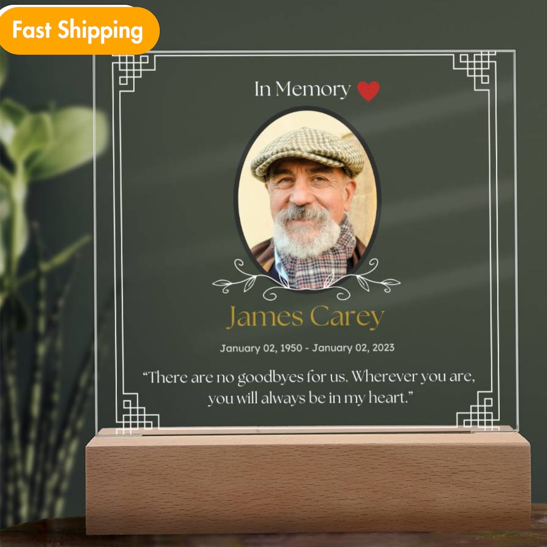 Personalized Unique Sympathy Gifts for Loss Memorial Christmas Gift in