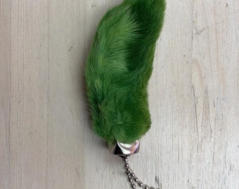 Rabbit paw key chain