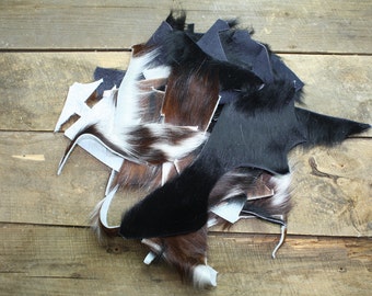 Mixed colors cow scraps