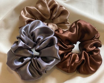 Scrunchies in raso / Accessorio per capelli / Cravatta per capelli / Lage Scrunchie