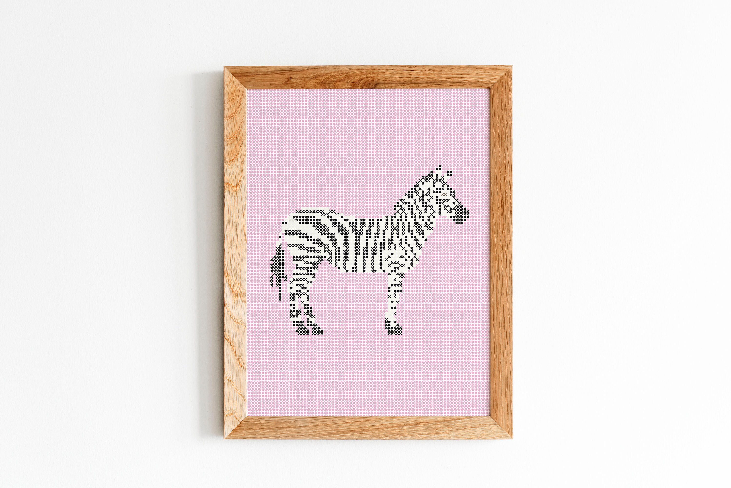 Zebra Printable Wall Art Colorful Digital Home Decor Digital Etsy