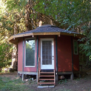 YURT! Plans and Materials List for a Wood-Framed Panelized Yurt. FREE!