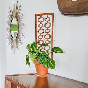 MCM Bubble Indoor Plant Trellis (3 Sizes for 2-6&quot; Pots) | Mini & Small Wood House Plant Support for Pothos, Hoya, Peperomia, Philos + More!