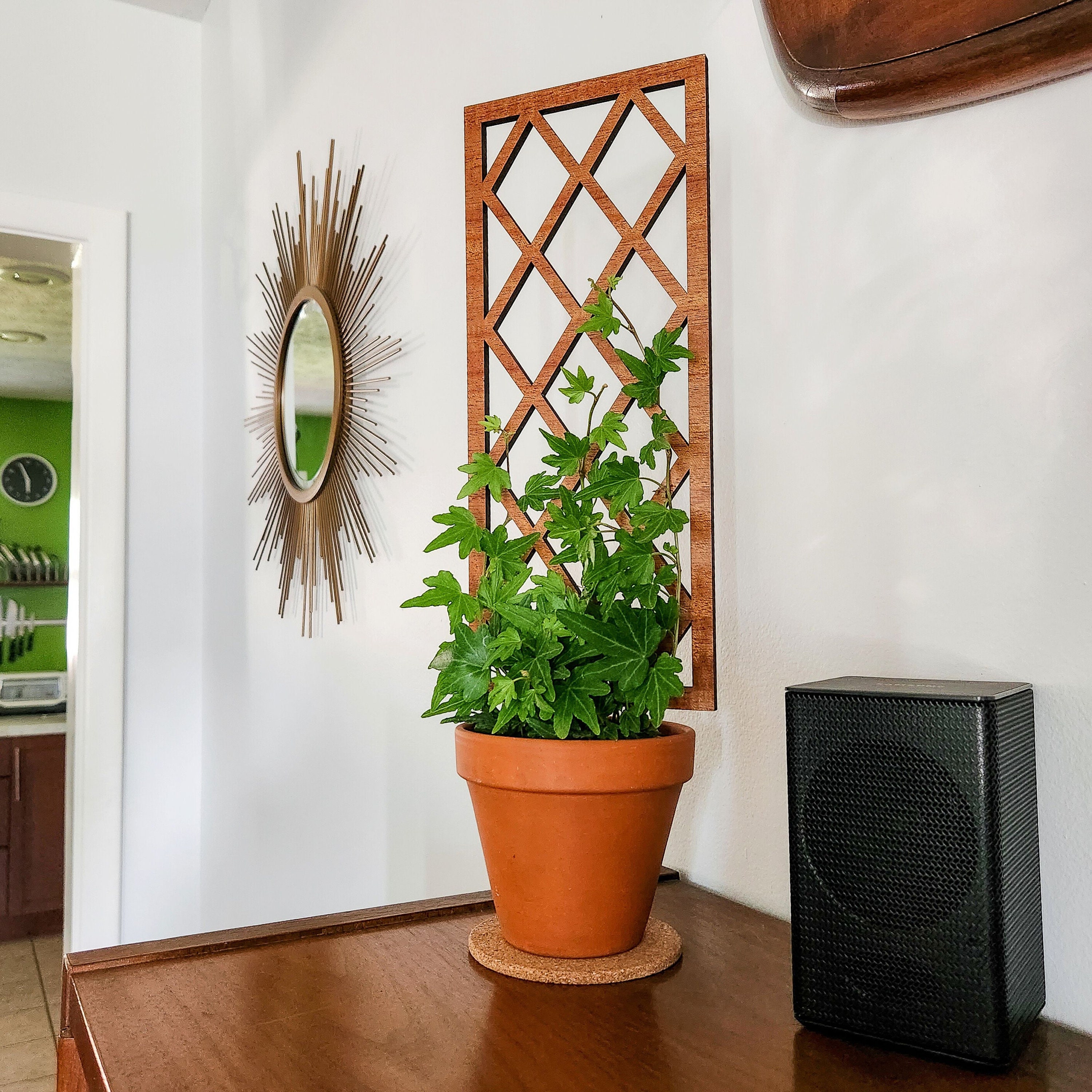 Lattice Indoor Plant Trellis (3 Sizes for 2-6" Pots) | Mini & Small Wood House  Plant Support for Pothos, Hoya, Peperomia, Ivy, Philo + More! - Etsy