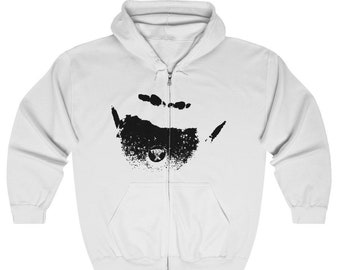 Ken Carson Actual Hate Teen X Full Zip Hooded Sweatshirt
