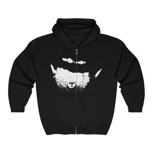 Ken Carson Actual Hate Teen X - Sweat-shirt à capuche avec fermeture éclair sur toute la surface