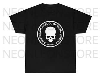 School Of Visual Comedy Number Nine Heavy Cotton Tee Shirt