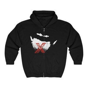 Sudadera con capucha y cremallera completa Ken Carson Teen X Merch