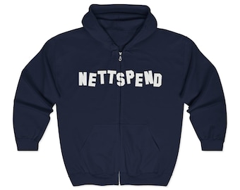 Nettspend Hollywood Hoodie Heavy Blend Sweatshirt met volledige ritssluiting
