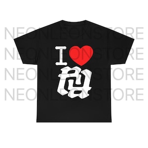 Camiseta de algodón grueso "I Love KanKan RR"