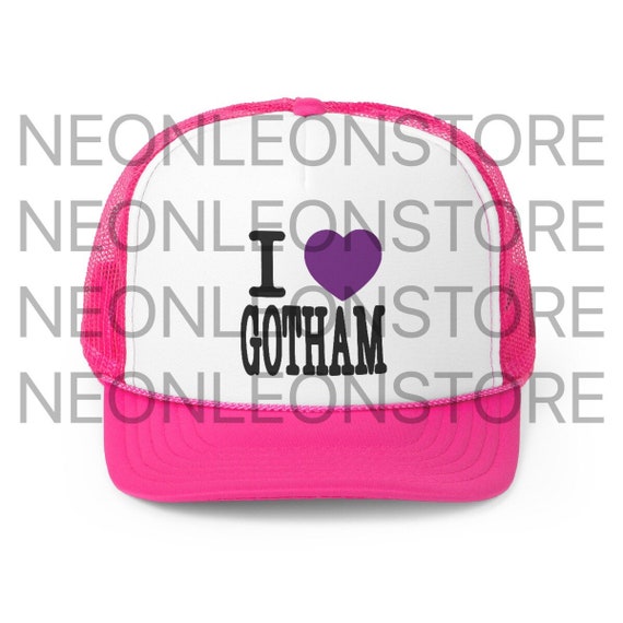 I Love Gotham Trucker Hat - Etsy I Love Gotham Trucker Hat - Etsy