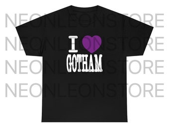 無料発送 I Etsy - Tee Cotton Heavy Nine Number Gotham Love トップス