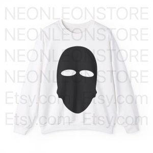 Yeat Mask 2093 Sudadera con cuello redondo