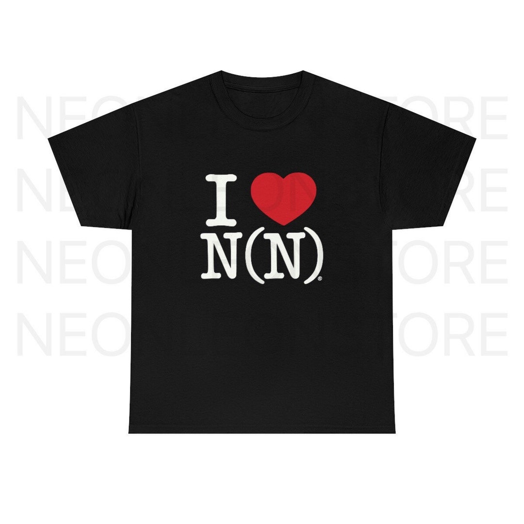 I Love NN Number Heavy Cotton Tee Shirt - Etsy