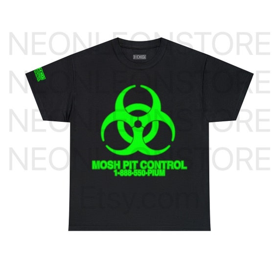 HOMIXIDE Gang Mosh Pit Control Rep Cotton Tee Shirt Opium Snot