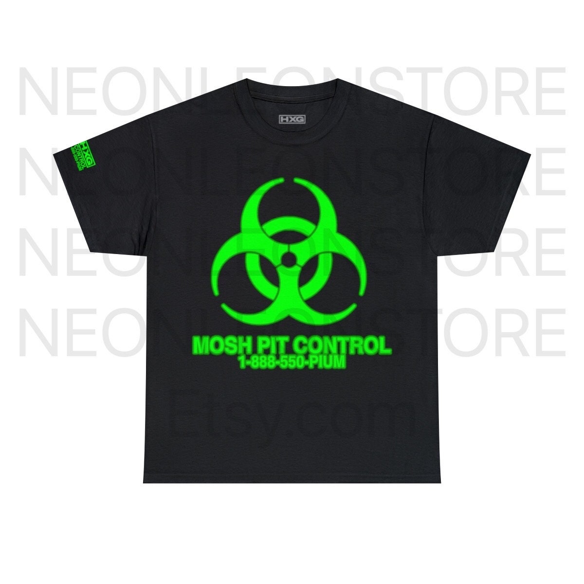 HOMIXIDE Gang Mosh Pit Control Rep Cotton Tee Shirt Opium Snot