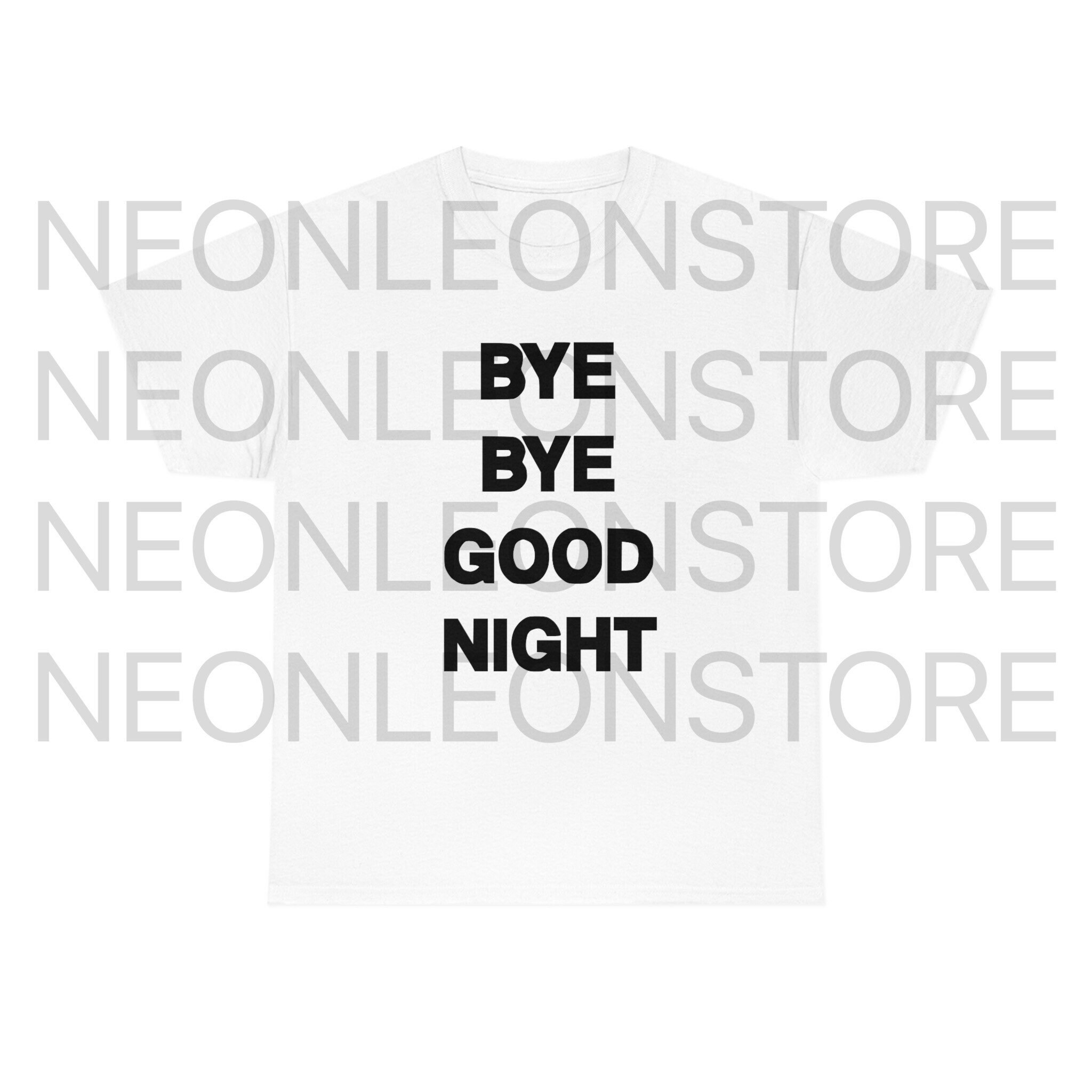 Bye Bye Good Night Number Nine Heavy Cotton Tee Shirt - Etsy Canada
