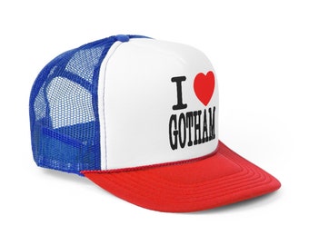 I Love Gotham Trucker Hat - Etsy
