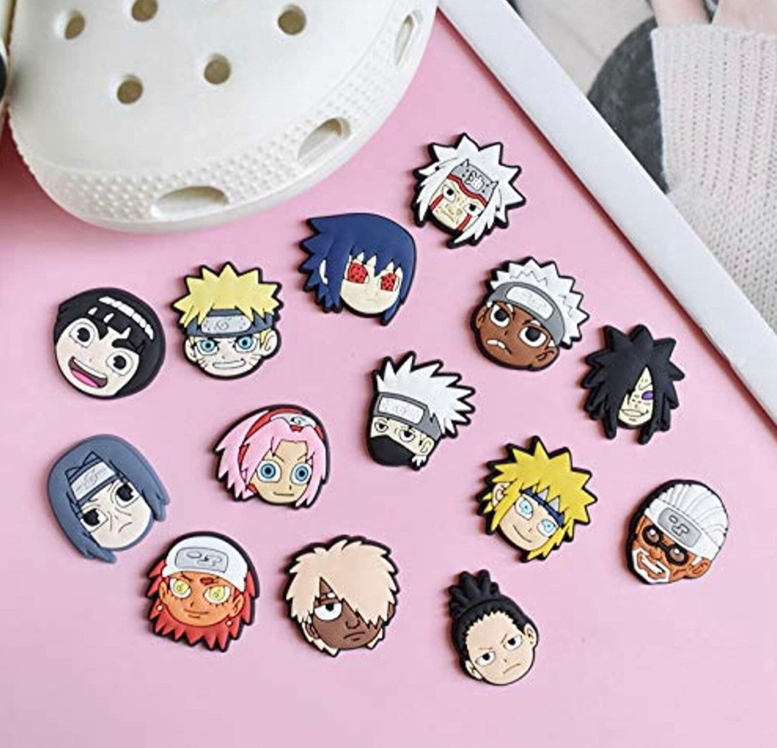Naruto 14pcs Anime Croc Shoe Charms Fits for DIY Clog Sandals Etsy