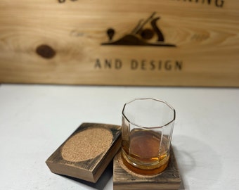 Bourbon Barrel Stave Coasters, Best Wedding Gift, Best Housewarming Gift, Best Groomsmen Gift