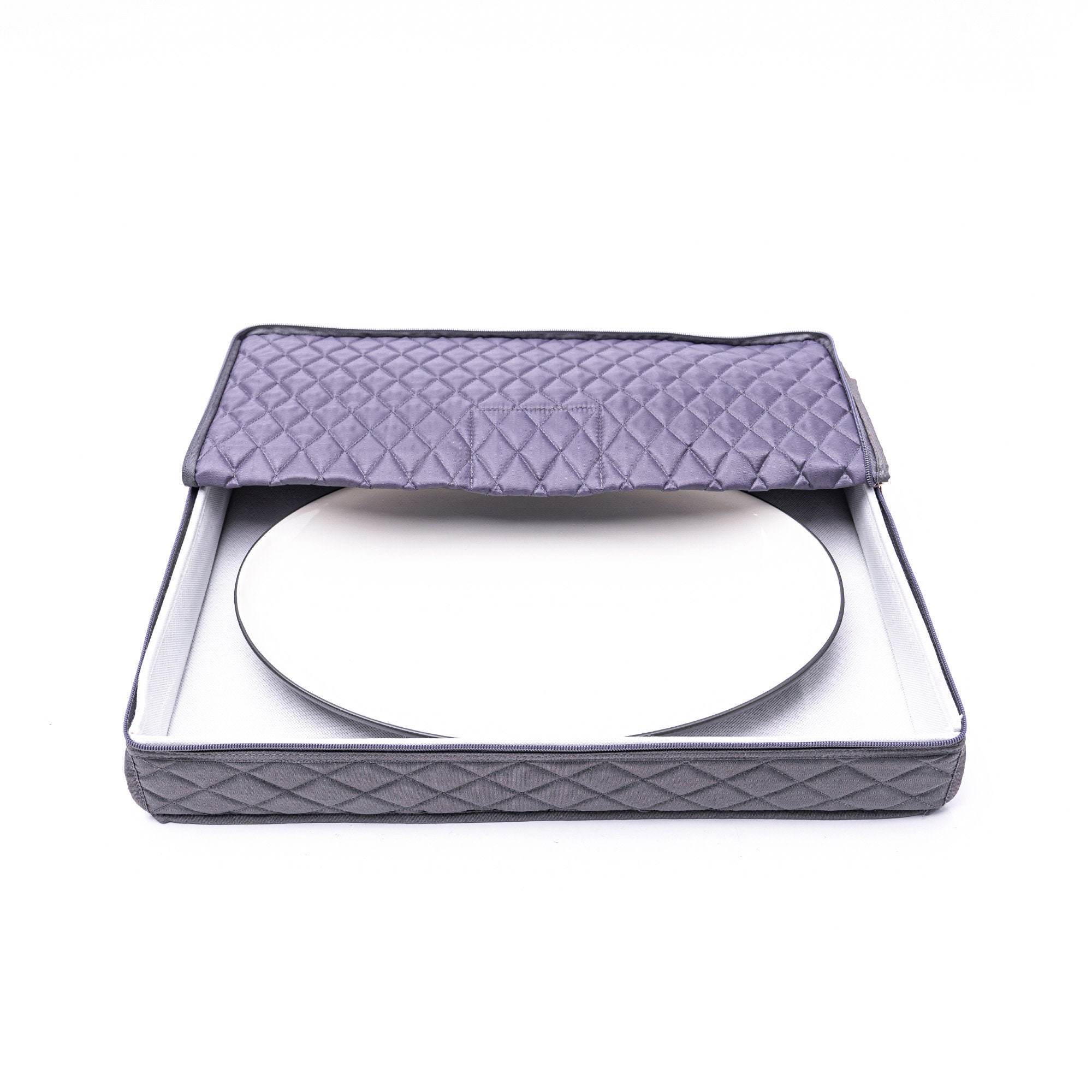 China Platter Storage Case Large Serving Piece Storage Container