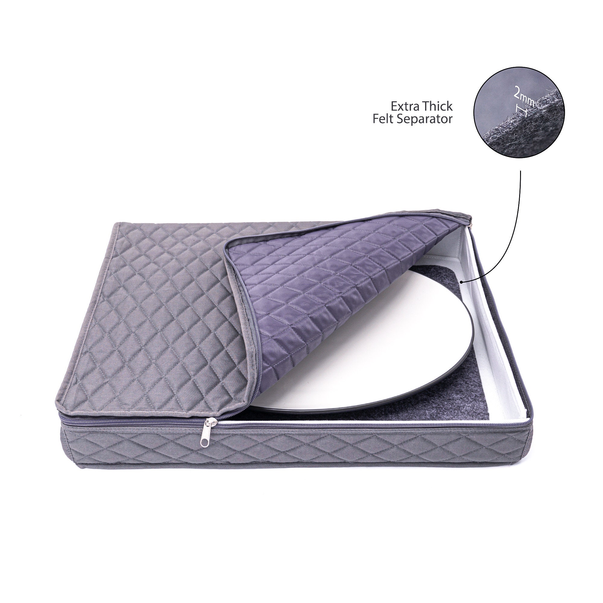 China Platter Storage Case Large Serving Piece Storage Container