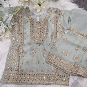 grey with gharara  3-6 months to 2-3 years